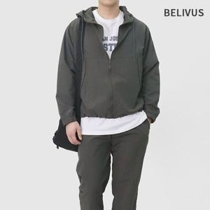 빌리버스 남자 우븐 아노락 긴팔 집업 팬츠 반바지 긴바지 3종 셋업 BMD156