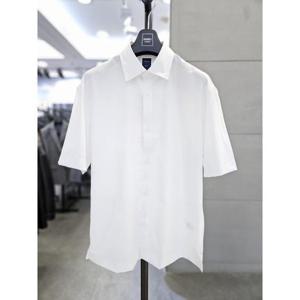 바쏘옴므 세이브존03 바쏘옴므 25 화이트 4WAY 스트레치 세미오버 반팔셔츠 WSAGZ2TT58A