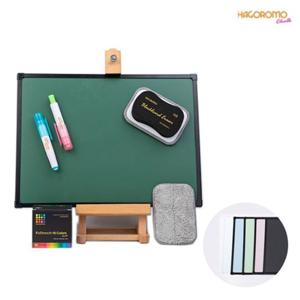 하고로모 양면 칠판 풀세트 중형 자석칠판 양면칠판 분필용칠판 보조칠판 학습칠판 메모칠판 컬러보드 칠판