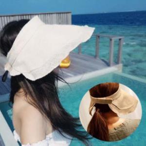 햇빛가리개 바캉스 돌돌이 LD-294 린넨모자 여자