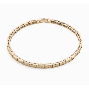 [로이드] 주문제작 스퀘어 컷팅라인 테니스 14k 팔찌 LWB23028G