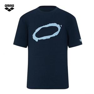 아레나 그린웨이브 A5BM1PR03 DNV (주머니백 증정) 남성비치  숏슬리브 반소매 수영복