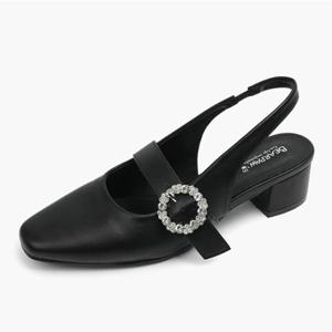 [베어파우] SOL 블랙 슬링백 웨지슈즈   K2989001RA-W