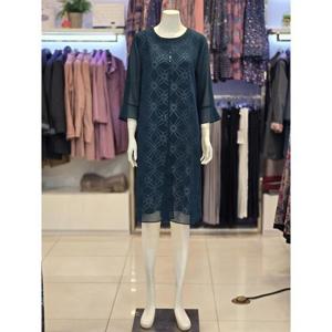 세리아 세이브존07 지오메트릭 패턴 롱 원피스 252602