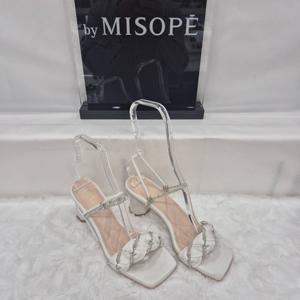 [미소페]By미소페 투웨이 큐빅 스트랩 샌들 112HH424HH002 IVORY