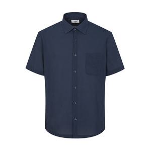 [레노마(셔츠)][롯데 청량리점]경량 폴리 솔리드 반소매 일반핏셔츠 RPUSG1206NY