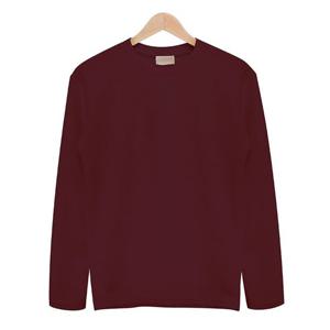 무지 와인 총알 원단 티셔츠_MOD007_WINE