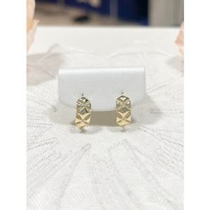 미니골드 14k 클래식 패턴링귀걸이 EETM4568