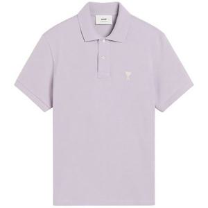 25SS 아미 스몰 하트 코튼 폴로 반팔티 HPL060 760 504 LILAC