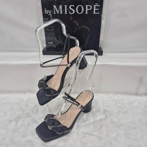 [미소페]By미소페 투웨이 큐빅 스트랩 샌들 112HH424SF002 BLACK