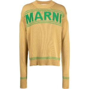 25 FW 마르니 마르니 로고 프린트 니트 스웨터 GCMG0293Q0UFC400 TP432135649