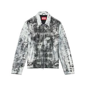 25 FW 디젤 L 파일론 A 크랙 피니시 가죽 재킷 A135360WFBB TP432298425