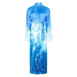 25 FW 로베르토 카발리 아트 프린트 미디 드레스 UWT133RYN94 TP437016493