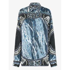 25 FW 로베르토 카발리 마블 프린트 셔츠 URT7234QN63 TP436588208