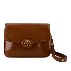 토리버치 로빈슨 브러시드 가죽 숄더 백 143122-223 DARK SIENN