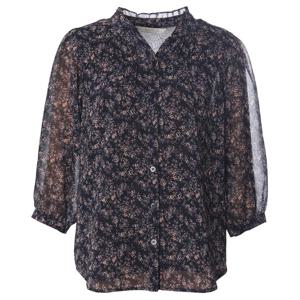 [안지크]프릴플라워슬릿블라우스 AJ2BL5180