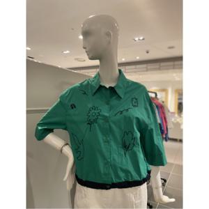 르니앤맥코이 밑단 스트링 자수 블라우스 (MM10BL500HJY)