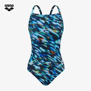 아레나 오션플로우 A5BL1CO04 BLU (주머니백 증정)  여성 선수 원피스 테크백 실내수영복