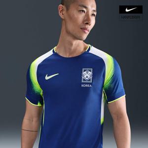 [나이키] 대한민국 2025 스타디움 어웨이(여자 팀) 남성 드라이 핏 축구 레플리카 저지 FZ9030-418