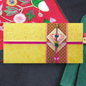 아트박스/프롬앤투 황금나비 꽁알매듭 용돈봉투 FB217-4