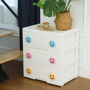 아트박스/보노하우스 해피플러스 3단 서랍장 수납 정리 베이비장