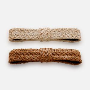 제이로렌 라탄 빈티지 리본 자동핀 H01426