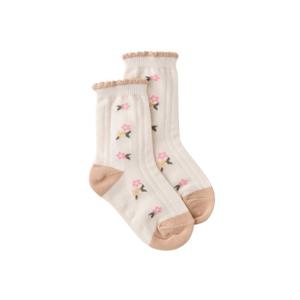 M밍크뮤D 25FW (IV)쁘띠플로럴단말 가을겨울봄 양말 (35A1481006)