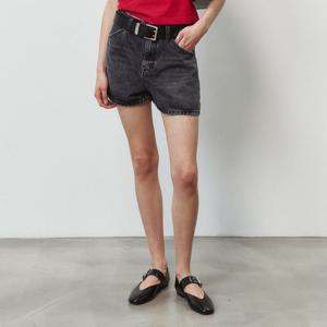 [플랙진]여성 마리 051L 그레이 숏츠 데님 반바지 (PJTH2MY051R)