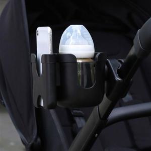유모차거치대 360도 회전 유모차 컵홀더+스마트폰 거치대 자전거 H5