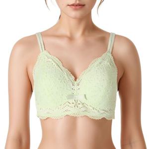 [바바라(언더웨어)]브라렛 펀칭면 삼각몰드 브라ABR4418MEL