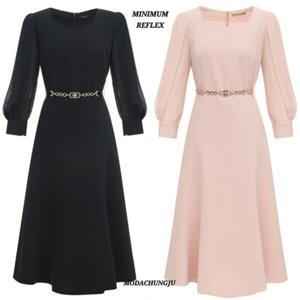 [미니멈]MD 페미닌 스퀘어넥 원피스 MD MYBAWO3160_CJ