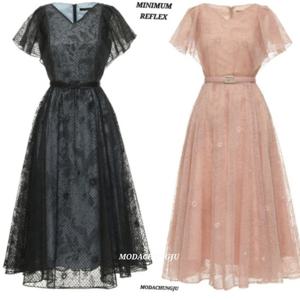 [미니멈]MD 플라워 레이스 플레어 원피스 MD MYBAWO4220 M_CJ