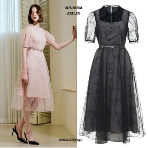 [미니멈]MD 시스루 셔링 플레어원피스 MD MYBAWO5150_CJ