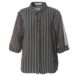 [안지크]그레이스트라이프블라우스 AJ2BL5280