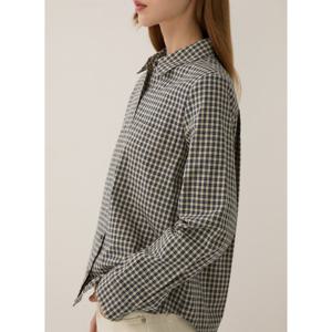 [리스트][LIST] 코튼 체크 패턴 셔츠 TWWSTP72020