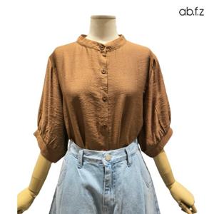 [에이비에프지]헨리넥 반팔 블라우스 APZ3ZB33H