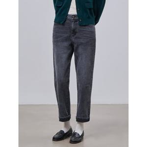 [빈폴레이디스][Essential] 배기핏 데님 팬츠  애쉬 (BF4821E064