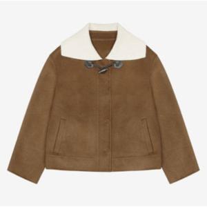 [씨]니트 카라 더블토글 코트 SJJRZ0193