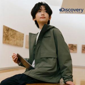 디스커버리키즈 DKTR21054 키즈 에센셜 우븐 후드 자켓 바람막이 점퍼