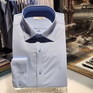 듀퐁셔츠 SE5FM21LS361SBU 컴포터블 착용감이 편한 스트레치 슬림 핏 셔츠