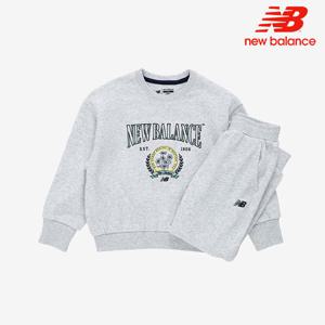 [뉴발란스]뉴발란스 키즈 NBGC_크롭 스웻 셋업 NK9YF1803G-AA 티