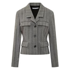 25 FW 페라가모 헤링본 멀티 포켓 재킷 13H682788119 TP442430398