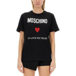 모스키노 반팔 티셔츠 07030541 2555 BLACK