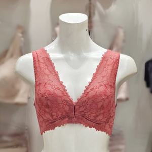 [트라이엄프] 프론트훅 앞후크 노와이어 브라 TEWBR814 DPK