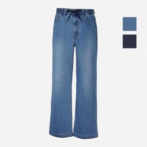 뱅뱅 HC07 밴딩 스트링 기모 루즈핏 청바지 NQL782