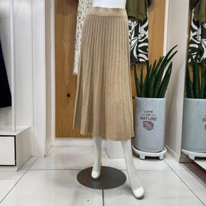 클리지 DP01 윈터 플리츠 밴딩 롱 스커트 CP8WKS01