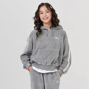 [오션스카이] 여아 벨로아 크롭 후드티셔츠-EFJG5176C0B