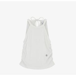 시티브리즈 골지 홀터넥 슬리브리스 탑 BB CTH2TP02 WH