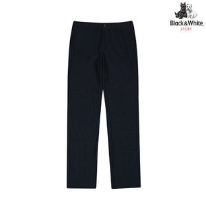 [블랙앤화이트]남성 트리코트 프린트 본딩 팬츠 5105GBWP_NAVY