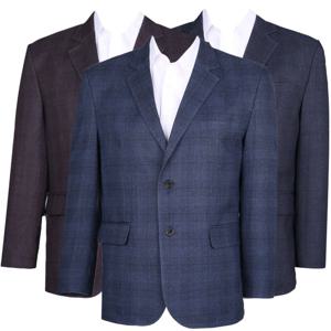 남자 가을 프리미엄 체크 울론 콤비자켓 AR-COA-JP86